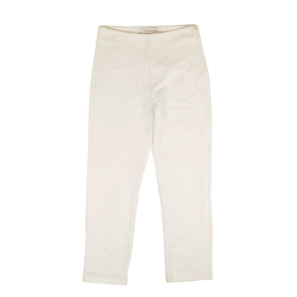 A_PLAN_APPLICATION White Cotton Jogger Sweatpants Size S $440